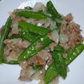 クックJOEさん's cooksnap of when they made まろやか✿絹さやと牛肉の塩麹炒め.