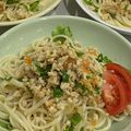 あや　ぱん's cooksnap of when they made *鶏ひき肉のそぼろのっけ素麺*.