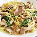 09mik's cooksnap of when they made 五右衛門風　豚しゃぶスパゲティ.