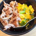 メイプルママ☆'s cooksnap of when they made スタミナたっぷり！中華風の二色丼.