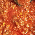 ゆゆ427's cooksnap of when they made トマト缶不使用!!!簡単ミートソース♡.