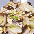 まりっコぐらし's cooksnap of when they made 鶏がらの素で簡単！白菜としめじの卵炒め.
