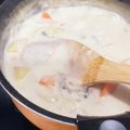 ゆかりりりー's cooksnap of when they made **簡単&美味♪鮭のクリームシチュー**.