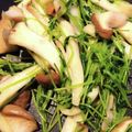 かめのたろう's cooksnap of when they made 豆苗、エノキ、ベーコンニンニク炒め.