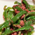 ちーたんずはうす's cooksnap of when they made コンビーフとピーマンの洋風きんぴら.