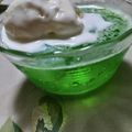 まりゆりひろこ's cooksnap of when they made クリームソーダゼリー.