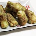 新妻あや's cooksnap of when they made 竹輪の漏れないチーズ磯辺揚げ。弁当に！.