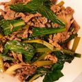 ☆ichika＊☆'s cooksnap of when they made 簡単！豚肉と小松菜のレモン醤油炒め.