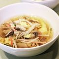 ともみん❤'s cooksnap of when they made 豚冷しゃぶのゆで汁で☆卵スープ.