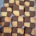 あおあしかつおどり's cooksnap of when they made チェック柄クッキー.