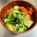 azbjbn's cooksnap of when they made チゲ鍋風♪キムチで簡単♪具沢山味噌汁.