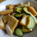 白猫同盟's cooksnap of when they made ズッキーニと厚揚げの甘辛炒め.