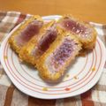 牛乳石鹸ちゃん's cooksnap of when they made 外サクサク、中はレア〜なマグロカツ♫.