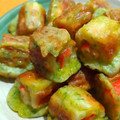 ちーまぐ's cooksnap of when they made 揚げないカニカマとちくわの磯辺揚げ.