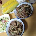 よちりん's cooksnap of when they made 我が家の、つゆだくな牛丼.