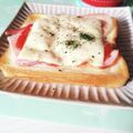 ぱふ's cooksnap of when they made みぃさんちのピザトースト風♡.