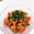 パインクリームソーダ's cooksnap of when they made ∮トマトとキュウリの青じそღ胡麻サラダ∮.