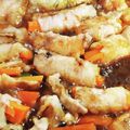 ももちゃんまこちゃん's cooksnap of when they made ご飯が進む!野菜の肉巻き.