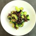 ひさかた's cooksnap of when they made きゅうりと塩昆布の胡麻油炒め.