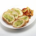 クックDAD's cooksnap of when they made ✿ガーリックトーストジェノバ風✿.