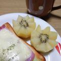 ﾋﾟﾛﾐ♡'s cooksnap of when they made シェフ直伝きれいなキウイの飾り切りその②.