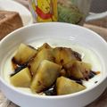 ☆あいちゃん's cooksnap of when they made 黒蜜◎さつまいも◎ヨーグルト.