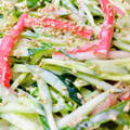 U☆kaoru's cooksnap of when they made カニかまときゅうりのマヨ和え.