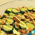 イエローバード's cooksnap of when they made 豚コマ肉&ズッキーニのアジアンマヨ焼き.