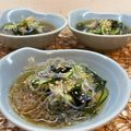 horseland's cooksnap of when they made きゅうり*わかめ*春雨の酢の物.