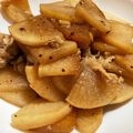 お塩と砂糖's cooksnap of when they made 電子レンジで大根と豚バラの豆鼓煮.