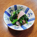 もふもふクロさん's cooksnap of when they made ほうれん草とハムの柚子胡椒和え.
