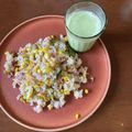 mimimi☆71's cooksnap of when they made トウモロコシご飯で作るプラウ.