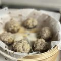 ぱんぱんこ's cooksnap of when they made しいたけの鶏ひき肉詰め蒸し.