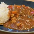 きゃんヴぇる's cooksnap of when they made ナスとトマトの無水カレー❤️夏野菜消費に.