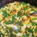 jcbsleepboo's cooksnap of when they made ふわふわ卵のにらたまｽｰﾌﾟ✿.
