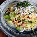 Giant corn's cooksnap of when they made 茅乃舎野菜だし★即席しらすペペロンチーノ.
