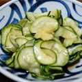 Giant corn's cooksnap of when they made 生ズッキーニのしょうがおひたし.