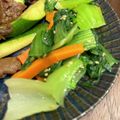 かなあい♡'s cooksnap of when they made 調味料3つ！チンゲン菜と人参のナムル.