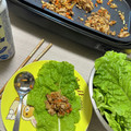ロックンかおりん☆'s cooksnap of when they made 野菜不足解消!!中華風ひき肉レタス包み.