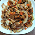 クックMKR96V☆'s cooksnap of when they made 鶏皮と野菜のポン酢炒め.