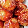 pyonpoco's cooksnap of when they made ホクホク〜新じゃがいものゴマ味噌煮.