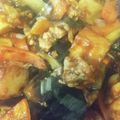 bigflowers's cooksnap of when they made なすと厚揚げ豆腐の肉味噌あん.