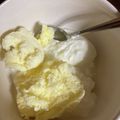 らん蘭's cooksnap of when they made バニラアイスに☆ヨーグルト！これうまい！.