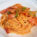 spica830's cooksnap of when they made 話題の再現レシピ！フェルマーのナポリタン.