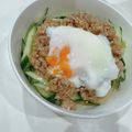 サトまゆ's cooksnap of when they made レンジで簡単！豚そぼろ温玉冷やしうどん.
