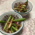 明日の風☆'s cooksnap of when they made お弁当に☆アスパラと桜エビ炒め.