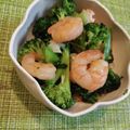 チカッチ's cooksnap of when they made 海老とブロッコリーのガーリック炒め.