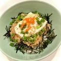 悠LOVE航's cooksnap of when they made 両面目玉焼き納豆丼.