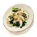 悠LOVE航's cooksnap of when they made ほうれん草とチキンのなめ茸和え.
