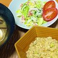 ごしゅ子's cooksnap of when they made レタス＋カニカマきゅうりサラダ☆超簡単！.